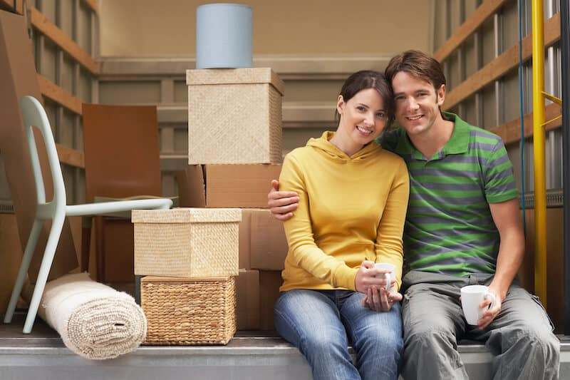 couple moving to New York City