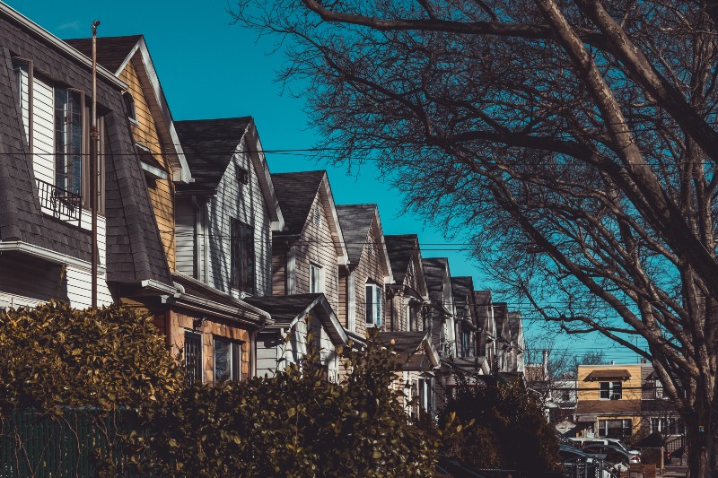 A middle-class neighborhood in Queens, New York.
